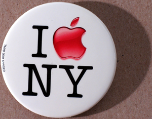 MacWorld New York I Love New York button