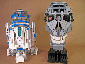 LEGO set 9748 Droid Development Kit, r2d2, terminator image